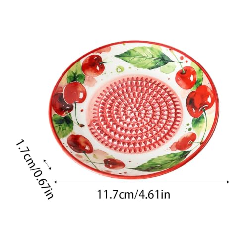 Handmade Ceramic Garlic Grater Plate - Concentric Manual Ginger & Veg – vue 5