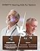 Hearing Aids, Hearing Aids for Seniors, Hearing Aids Rechargeable with Automatic Noise Cancelling and 5 Levels of Volume Adjustment, Hearing Amplifiers with Clear Sound Quality for Hearing Loss(Black)
