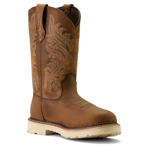 ARIAT mens Activator Argo Waterproof Round Toe Work Boot3