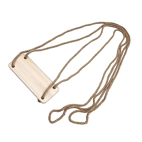 Abaodam 1pc Outdoor Wooden Swing Chair Swing Simple Hanging Seat for Boys and Girls Adults Sturdy Sturdy Easy Install