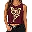 Wine Red Butterfly