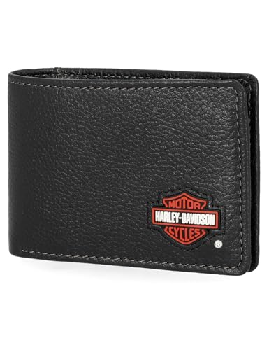 Image of Harley-Davidson Men's Genuine Leather Rfid Blocking Wallet
