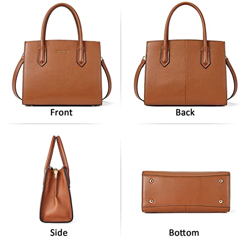 Bostanten Leather Handbags For Women Designer Satchel Purses Top Handle Shoulder Crossbody Bags #TOP5