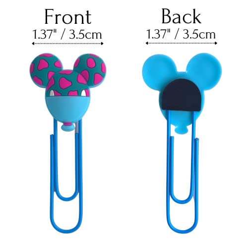10 Pc Cute Mouse Paper Clips Colorful Office Supplies Gifts For Teacher & Students | Bookmark Clamp Desk Accessories Stationery For School | Book File Page Marker Clip For Women Kids Adult Children #TOP1