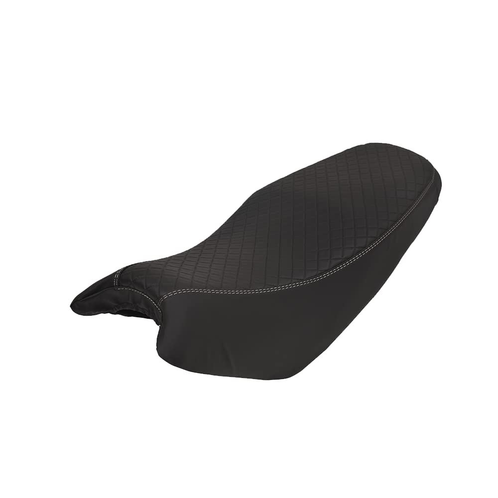 TVS Star City Seat Cover for Sweat Free Comfortable Riding| Nylon Thread Stitching for Strength| Bike Riding Accessories|Heat & UV Ray Protection|Enhanced Tear Resistance for Your Scooty -Black