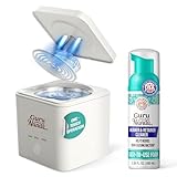 GuruNanda Retainer Cleaner Set – Ultrasonic & UV Cleaning Pod & Aligner Cleaning Foam, Deep Clean & Odor Neutralization for Retainers, Aligners, Dentures & Mouthguards