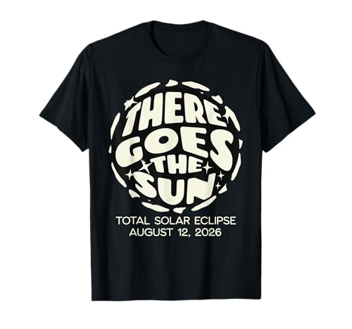 Totale Sonnenfinsternis 2026 Da geht die Sonne 08.12.26 T-Shirt