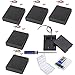 GTIWUNG 6 pezzi 4 AA 6V Custodia per Batterie Custodia per batterie in plastica con interruttore ON/OFF e alloggiamento in plastica dura, 2 pezzi plastica batteria Storage Case