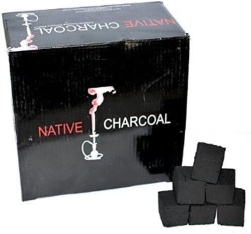 NATIVE CHARCOAL 100% COCONUT SHELL COALS NATURAL PACK OF 108 PCS
