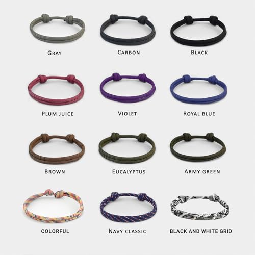 Custom In Loving Memorys Bracelet "I Will Carry You With Me" Personalized Engraved Memorial Bracelet, Custom Men Rope Bracelets, Personalized Name Braided Rope Paracord Bracelets for Men & Women 6