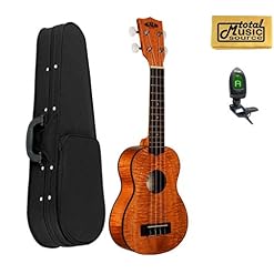 Kala Soprano Exotic Mahogany Ukulele, KA-SEM, Includes TMS Polishing Cloth, Polyfoam Soft Sided Case and Profile Digital… - Les Beatles, Paul McCartney, John Lennon, RIngo Starr, George Harrison