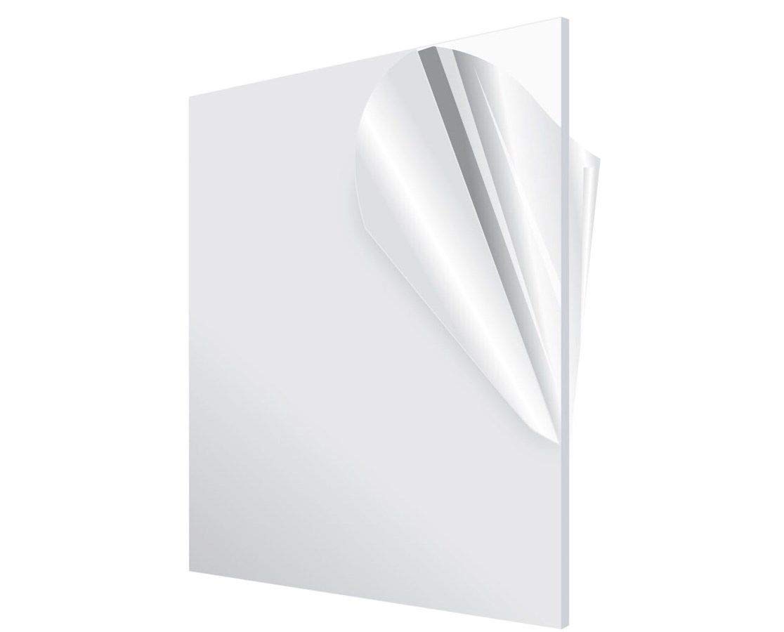 Acrylic Plexiglass Plastic Sheet 0.125” - 1/8" x 24" x 36” Clear