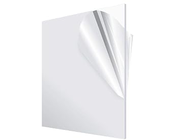 Acrylic Plexiglass Plastic Sheet 0.125 - 1/8 x 24 x 36 Clear