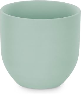 AmeliaHome Macetero de cerámica para Plantas de decoración, Color Verde Menta