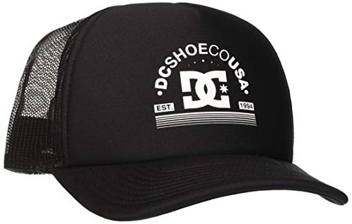 DC Shoes Vested Up Arch - Gorra Trucker para Hombre Gorra Trucker, Hombre, Black, 1SZ
