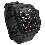 330ft Waterproof Case Designed for Apple Watch Series 6/SE/5/4 44mm, Soft Silicone Watch Band, Shock Proof Rugged Protective case Designed for Apple Watch by Catalyst