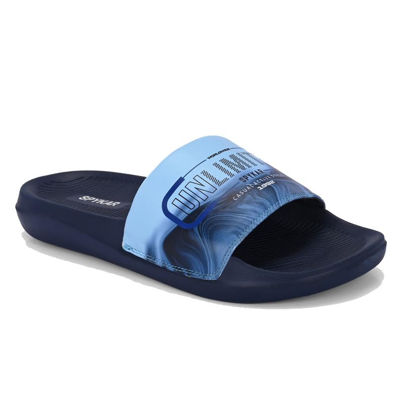 Spykar Camden Men Blue Slider (B0D6Z2ZZK9) Amazon Price History, Amazon Price Tracker