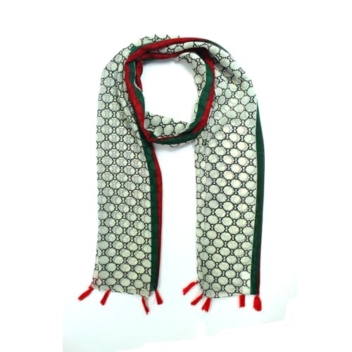 Image of AYS Premium Multicolor Fancy Scarf Lightweight & Comfortable for All Seasons (22x72inch) FLOWER PRINT