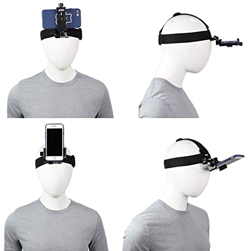 Pellking Pov/Vlog Smartphone Head Strap Mount Selfie Neck Holder Mount Kit,Compatible With Iphone Samsung Smartphones,Hero 9, 8, 7, 6, 5, 4, 3, 2, 1, Dji Osmo Action… #TOP3
