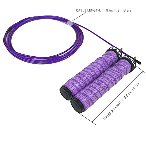 UP & FORWARD Speed Jump Rope with Ergonomic Handles #TOP21