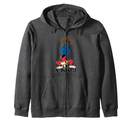 Disney Goofy Handstand Zip Hoodie avec Motif Acrobatique et Molleton Ultra Doux
