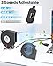 GDSTIME 2-Pack 75mm x 15mm USB Blower Fan with 3 Speed Control, DC 5V Brushless Turbo Cooling Fan for Helmet Laptop 3D Printer