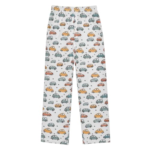Pajama Bottoms, Doodle Police Car Pajamas Pant Lounge Wear Sleep Long Pants Casual Sleepwear PJS