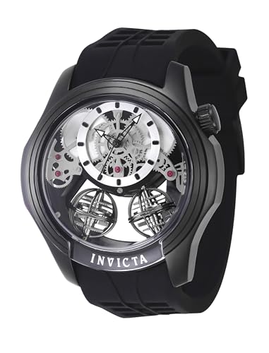 Montre Homme Étanche INVICTA 47374 à Quartz Précis avec Cadran Noir Lisible