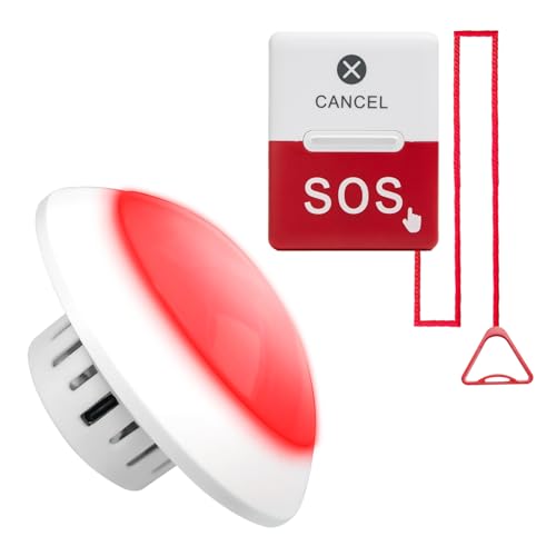 Wireless Bathroom Call Button with Strobe