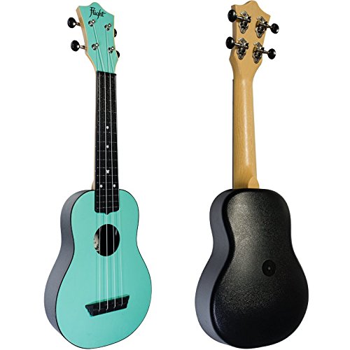 Flight, 4-String Travel Series Soprano Ukulele, Light Blue (TUS-35LB) - Les Beatles, Paul McCartney, John Lennon, RIngo Starr, George Harrison Flight, 4-String Travel Series Soprano Ukulele, Light Blue (TUS-35LB) – Image 3