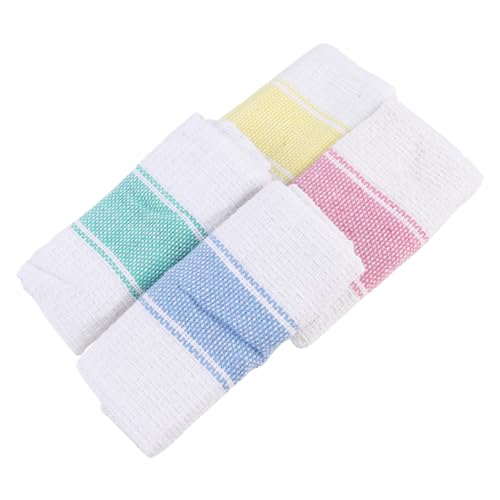 PACKOVE 8 Piezas Toalla para Limpiar Toallas de Limpieza de microfibras paños de Cocina de Microfibra Absorbente Tela hilas Reutilizable Familiar Tapa Limpiador de Toallas Toalla de Lavar