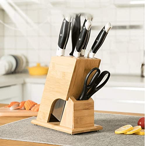 Rangement de couteaux bloc de cuisine support bambou - 7