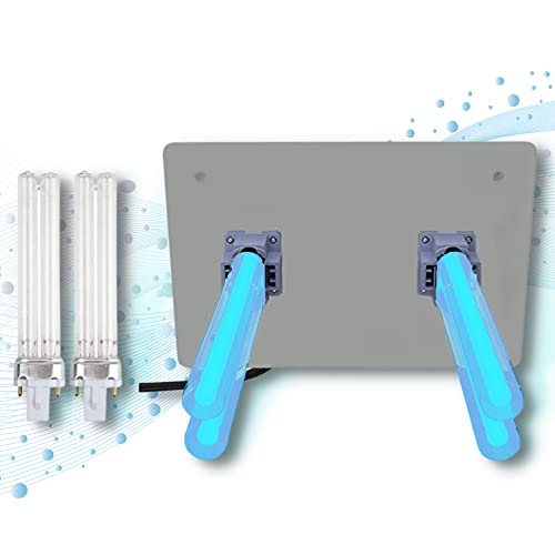 Bioshielduv® Hvac Uv Light Air Purifier Whole House Dual Uv Uvc Light In Duct For Hvac Duct Filter, 36 Watts 2 Bulbs 110V Lamp - Uvc Light For Hvac Ac Air Conditioner #TOP14