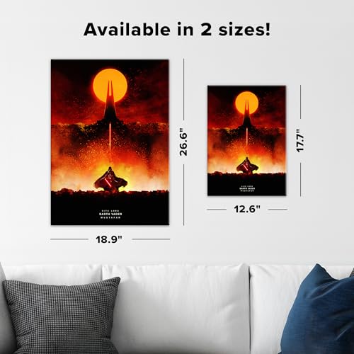 Displate Metal Poster Star Wars Darth Vader Sith Lords M by Displate - Used condition - Image 2