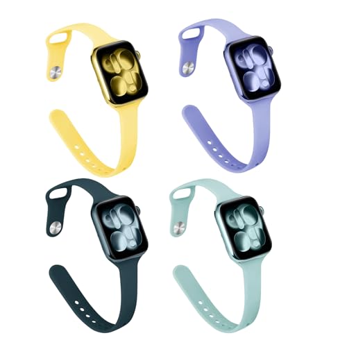 [Festov] 4 �p�b�N�̎��v�X�g���b�v�A44 mm�A45 mm�A46 mm�A49 mm �̒����^�\�t�g �V���R�� �X�g���b�v�A�N���V�b�N ���o�[�X �N���X�v�AWatch �V���[�Y 11/10/9/8/7�AUltra 1/2/3�ASE3 �V���[�Y�ɓK��