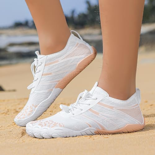 Image of Hike Barefoot Shoes for Women Men Breathable & Non-Slip Athletic Footwear Wide Toe Water Shoes,Designed for Walking,Running&Swimming