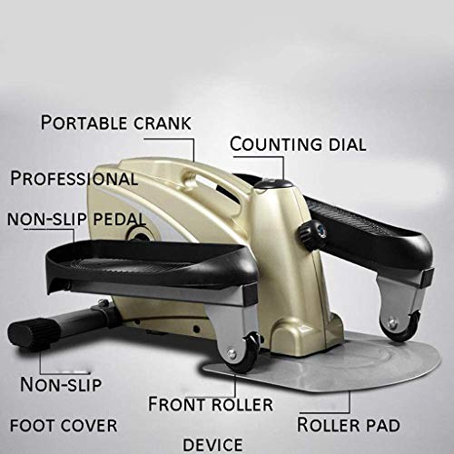 WALNUTA-Under-Desk-Elliptical-Stepper-Health-and-Fitness-Adjustable-Twist-Stepper-More-Stable-with-Heavier-Weight-Portable-Mini-Magnetic-Step-Machine