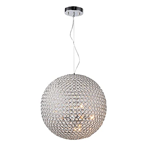 Lámpara colgante esférica moderna: iluminación de techo nórdica para cocina y comedor