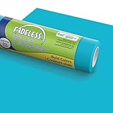 Fadeless Bulletin Board Paper, Fade-Resistant Paper for Classroom Decor, 48” x 50’, Azure, 1 Roll
