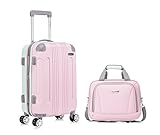 Rockland Hardside - Equipaje expandible con ruedas giratorias, multicolor, Varios colores, Carry-On 20-Inch, Equipaje...