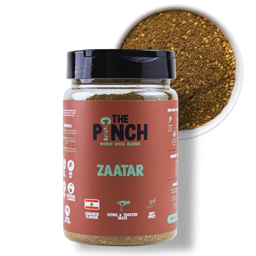 THE PINCH Zaatar Arabic Seasoning 100% Natural - Authentic Lebanese flavour, with sumac. Easy to use...