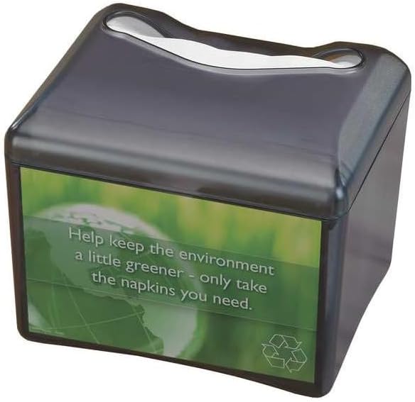 Plastic, Color Black, 200, Napkin Dispenser, Mfr: H4005TBKGR-A