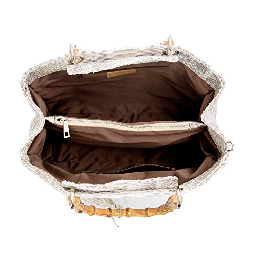 Sac à main en piton véritable l'élégance intemporelle italienne