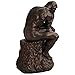 Culture Spot Thinker Statue by Rodin with Bronze Finish, Museum Replica Master Piece, 7