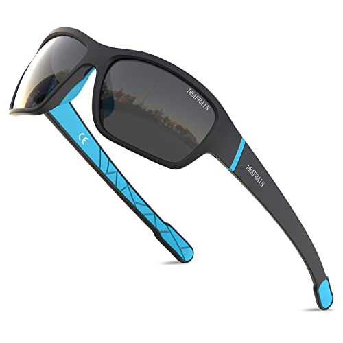 Deafrain Sports Polarized Sunglasses For Men Women Fishing Running Cycling Golf Unbreakable Tr90 Frame Uv400 Protection #TOP20