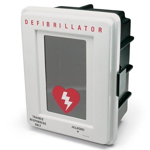 Allegro Industries 4400-D Plastic Defibrillator Wall Case 14 Inches X 9.5 Inches X 18 Inches #TOP11