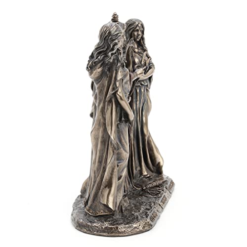 Estatua griega de resina con acabado bronce miniatura 7