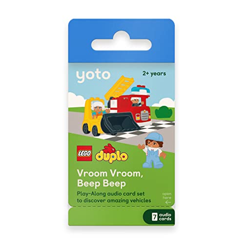 Image of YOTO ‘DUPLO - Vroom Vroom, Beep Beep!’ Audiobook Collection for Kids Player, Mini & Yoto App – Includes Seven Original Audio Cards – Boys and Girls Ages 0–5 Years