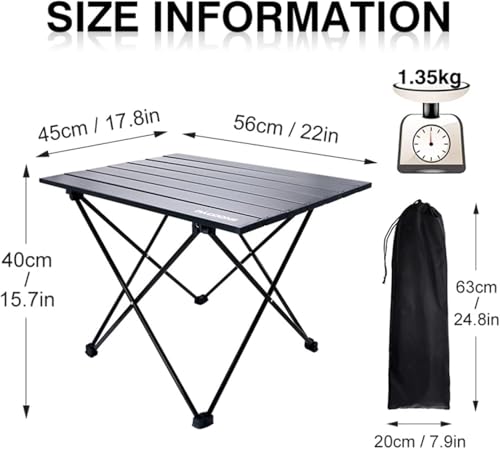 Table de camping pliable pour ne plus poser vos repas de randonnée au sol