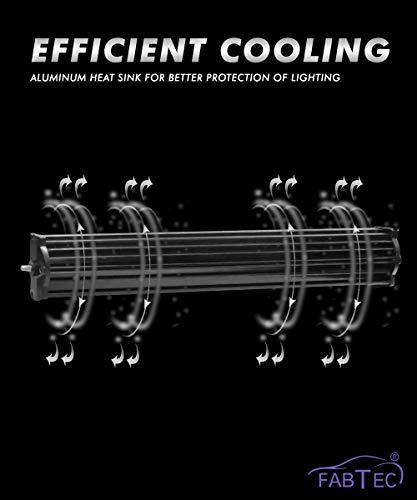 Image of FABTEC 40 LED 21 Inch /54 cm Bar Light Fog Light for Cars (21 Inch,White)